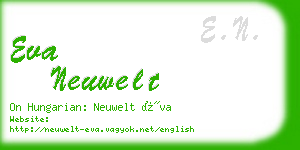 eva neuwelt business card